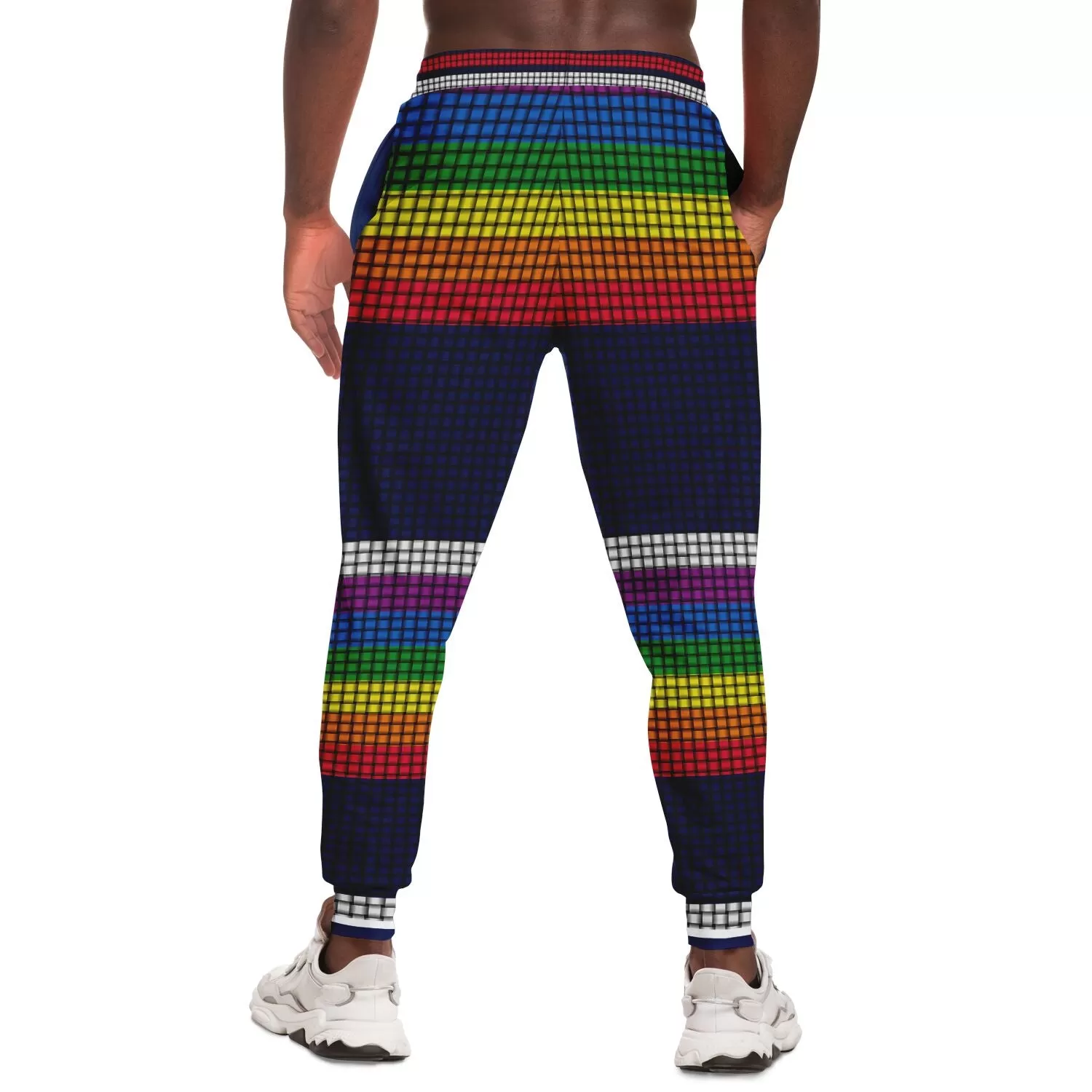 Royal Navy Rainbow Stripe Fleece Joggers