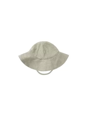 Rylee & Cru - Sage Gingham Floppy Swim Hat