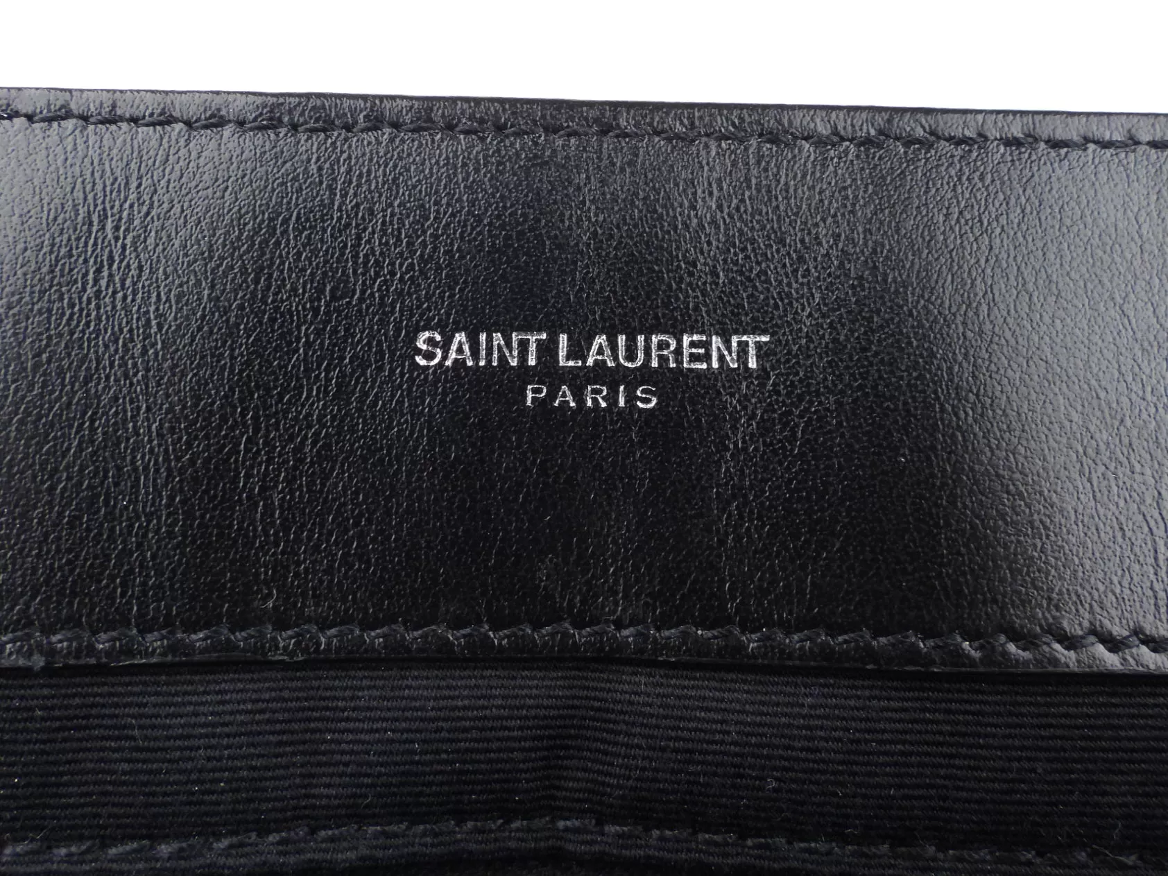 Saint Laurent Black Quilted Y Leather Large LouLou Chain Flap Shoulder Bag