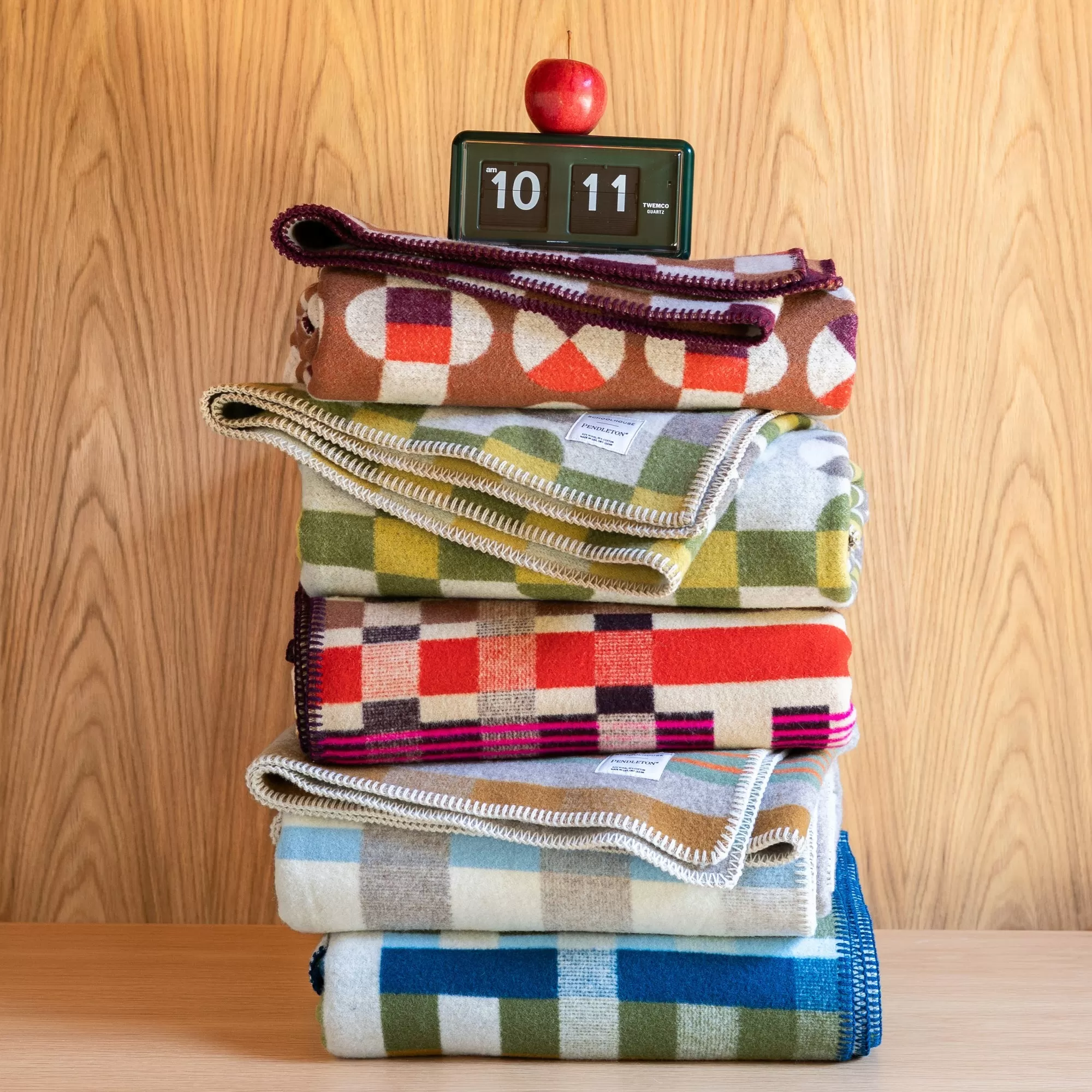 Schoolhouse x Pendleton &#174; Hopscotch Wool Blanket