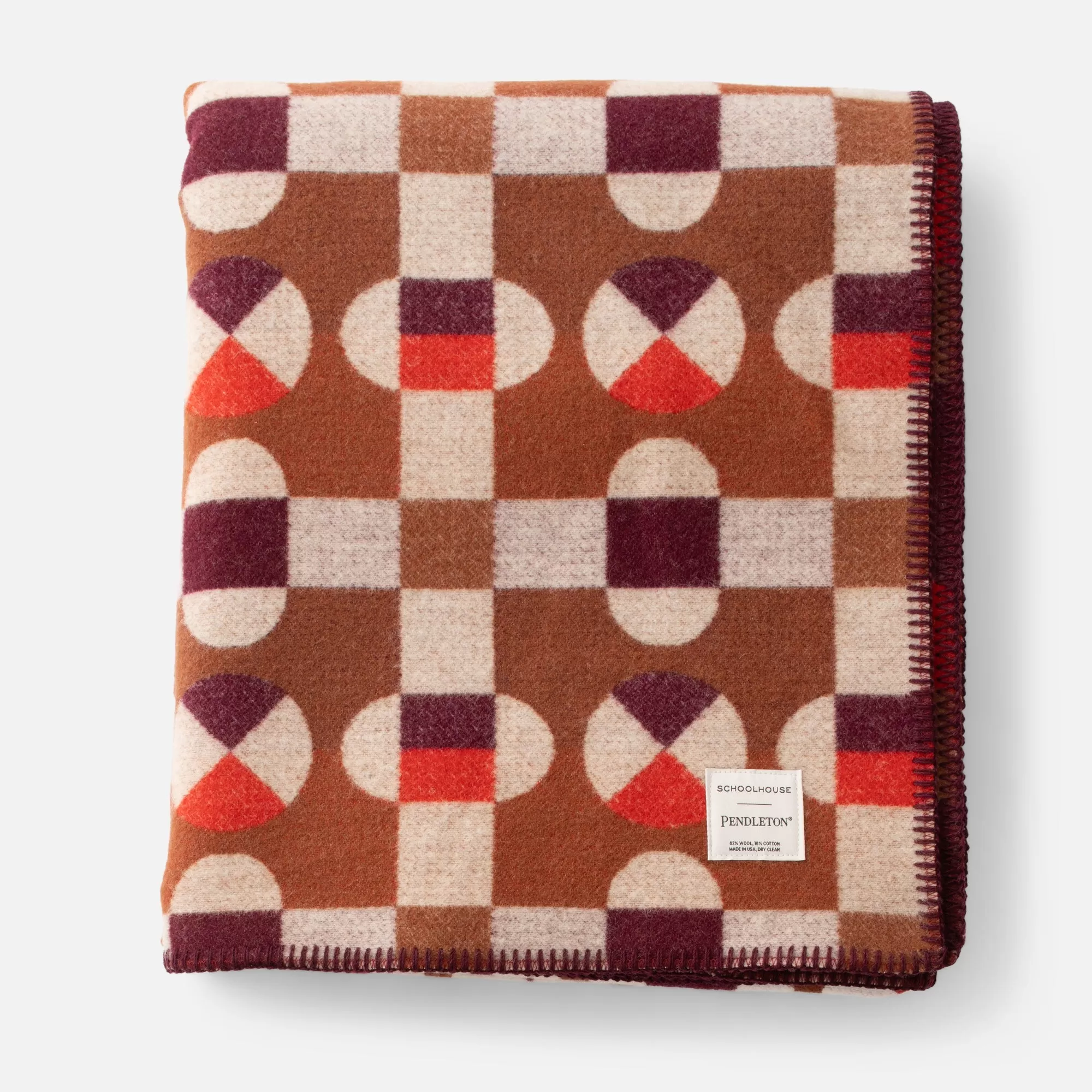 Schoolhouse x Pendleton &#174; Hopscotch Wool Blanket