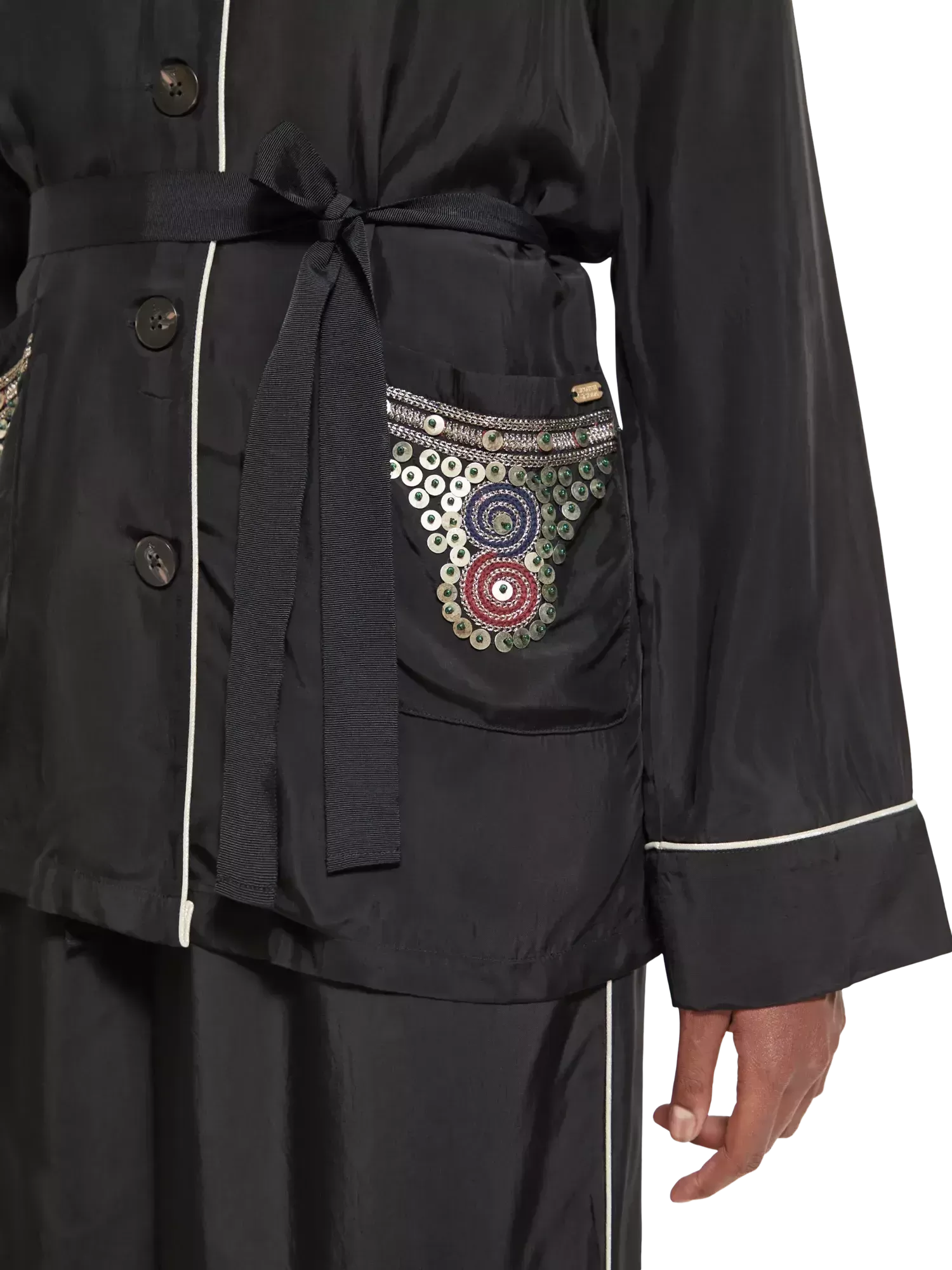 Scotch & Soda Embroidered Occasion Pyjama Blazer