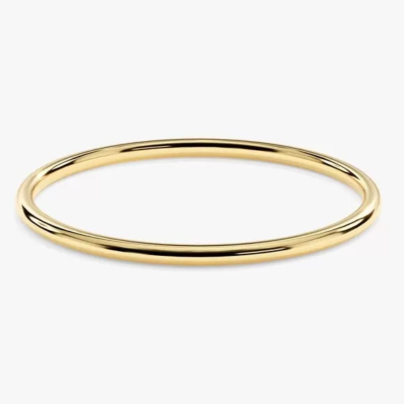 Simple 18k Gold Rose Gold Silver 1.5mm Thin Wedding Band