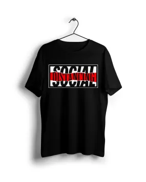 Social distancing corona - Digital Graphics Basic T-shirt Black