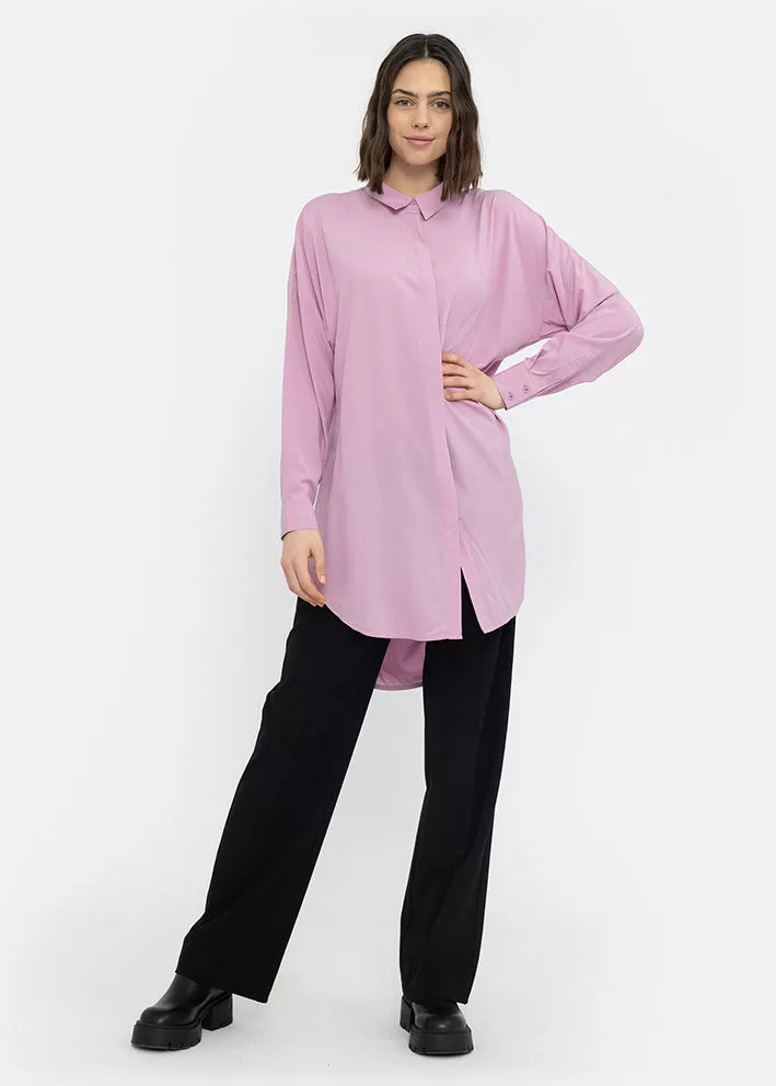 Soft Rebels Freedom Long Shirt SR420-758 Skjorte - Mauve Mist