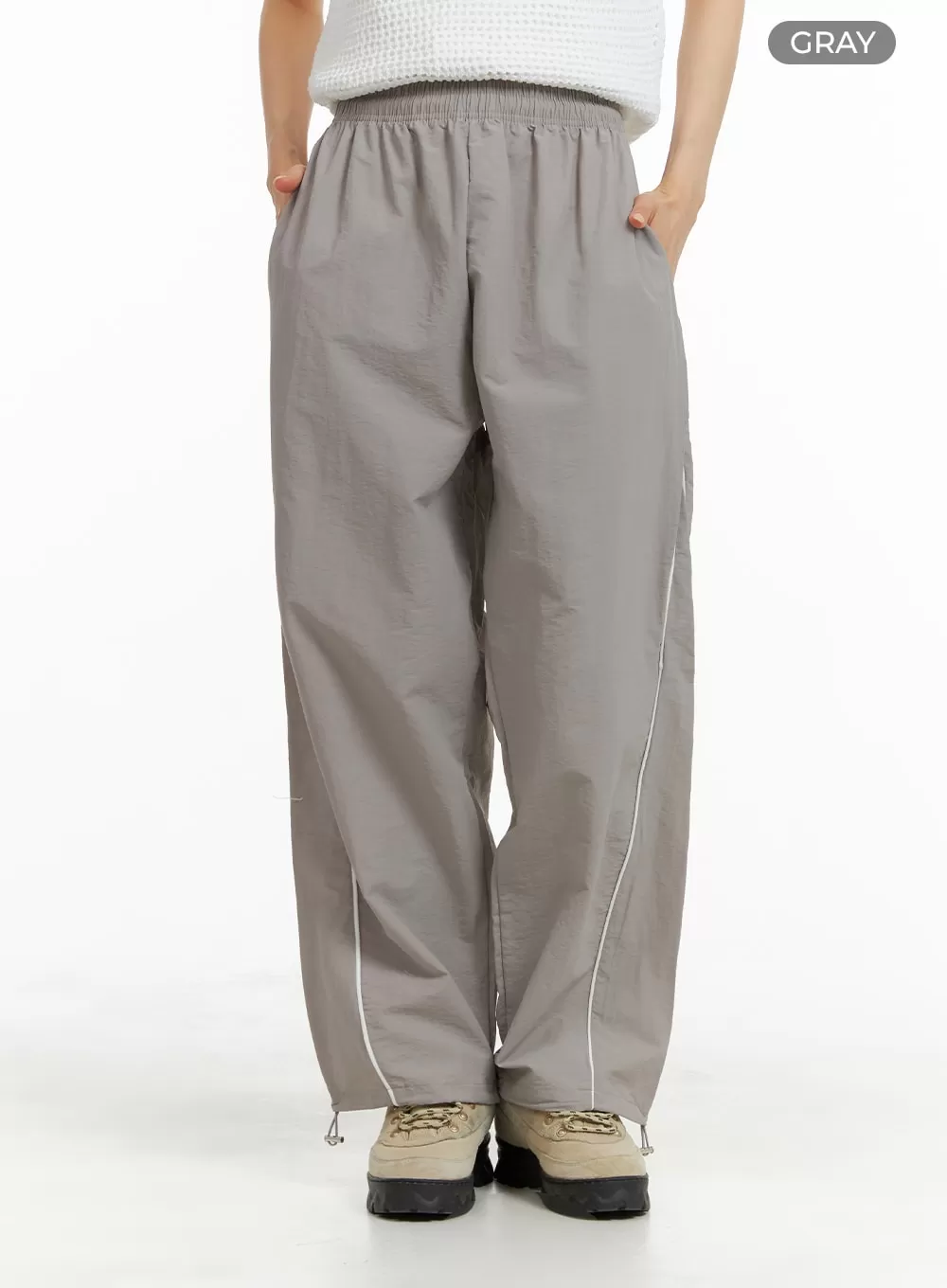 Sporty Drawstring Trousers OM421