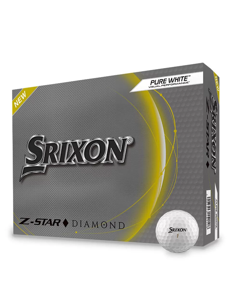 Srixon Z-Star Diamond 2 Golf Balls White (1 Dozen) (2023)