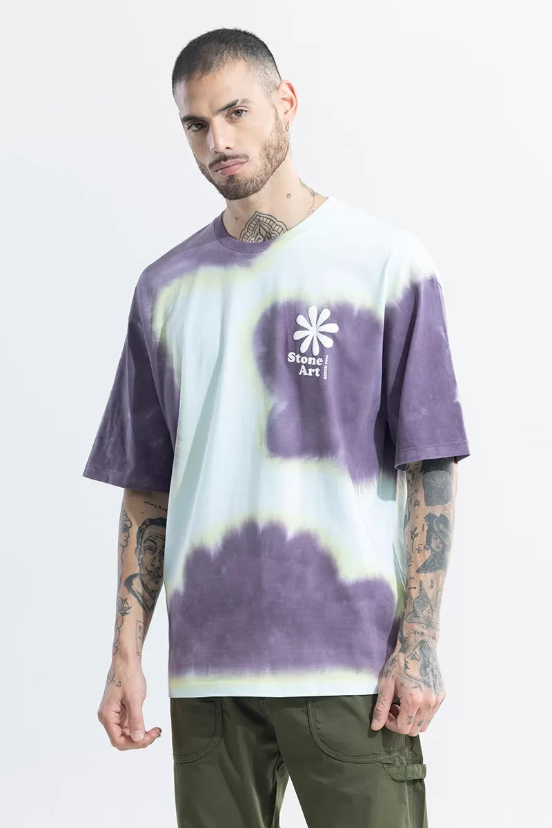 Stone Arts Tie Dye Oversized T-Shirt