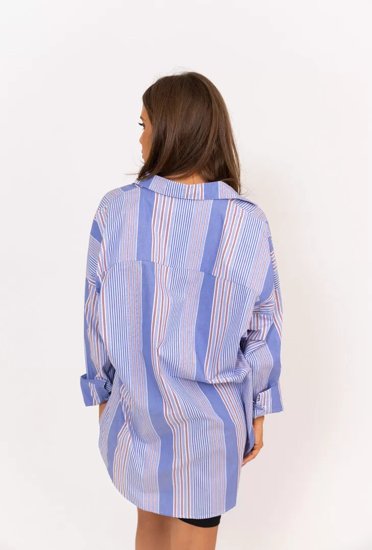 Stripe Oversized Tunic