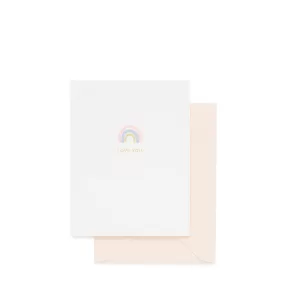 SUGAR PAPER | Rainbow, Love You Card