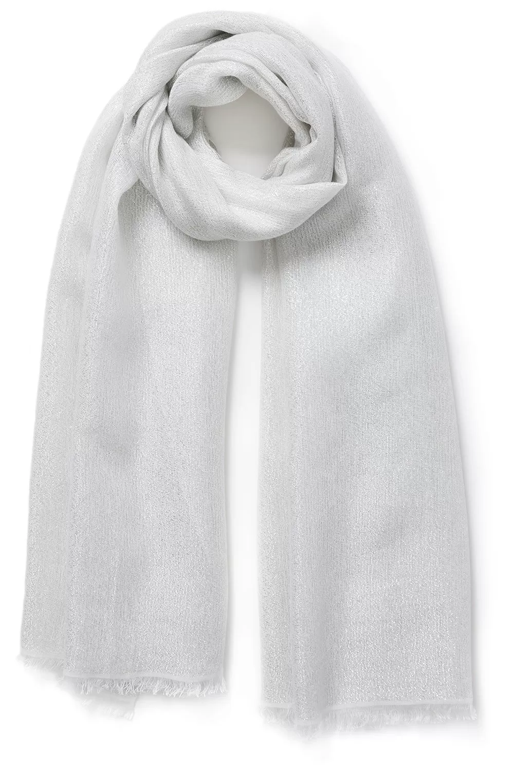 Summer Cosmos Scarf - White