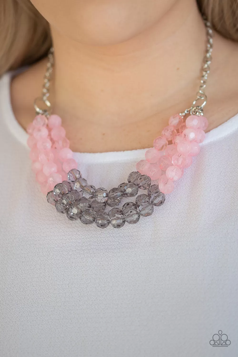 Summer Ice Pink-Necklace