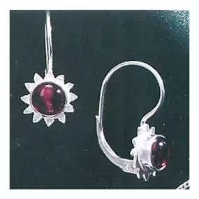 Summer Solstice Garnet Earrings