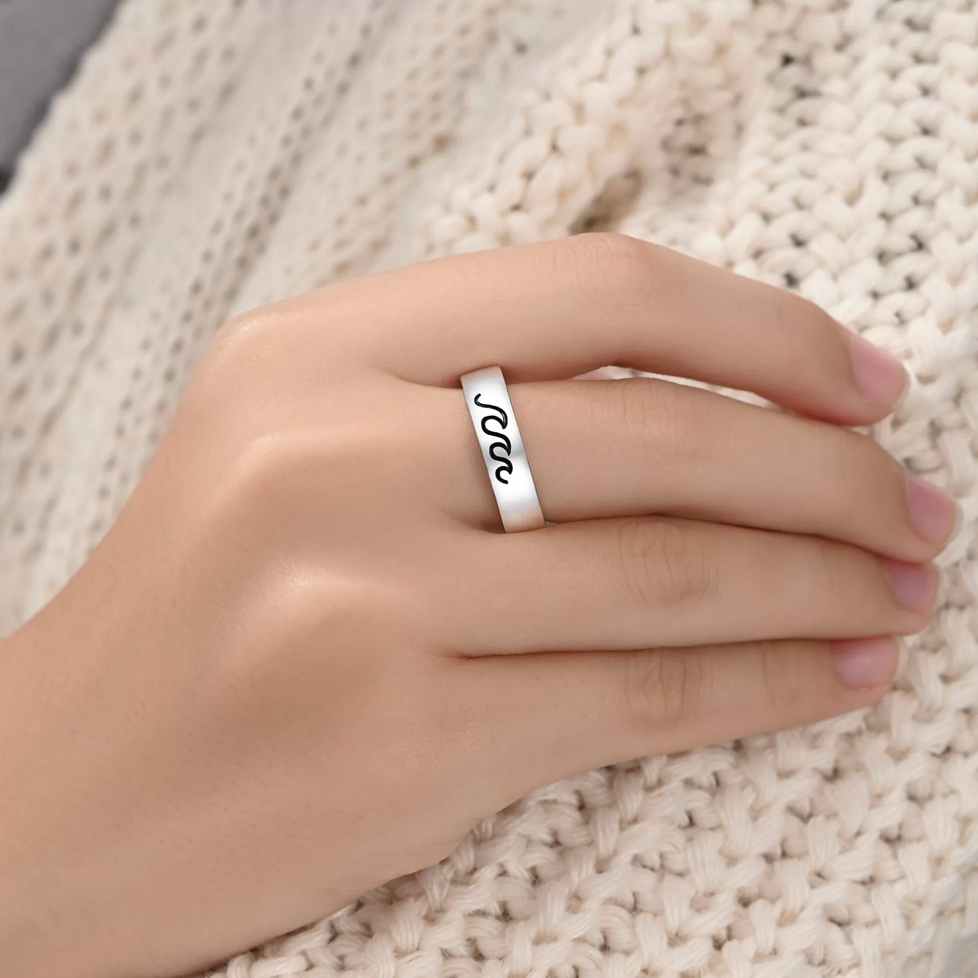 Summer Wave Sterling Silver Ring