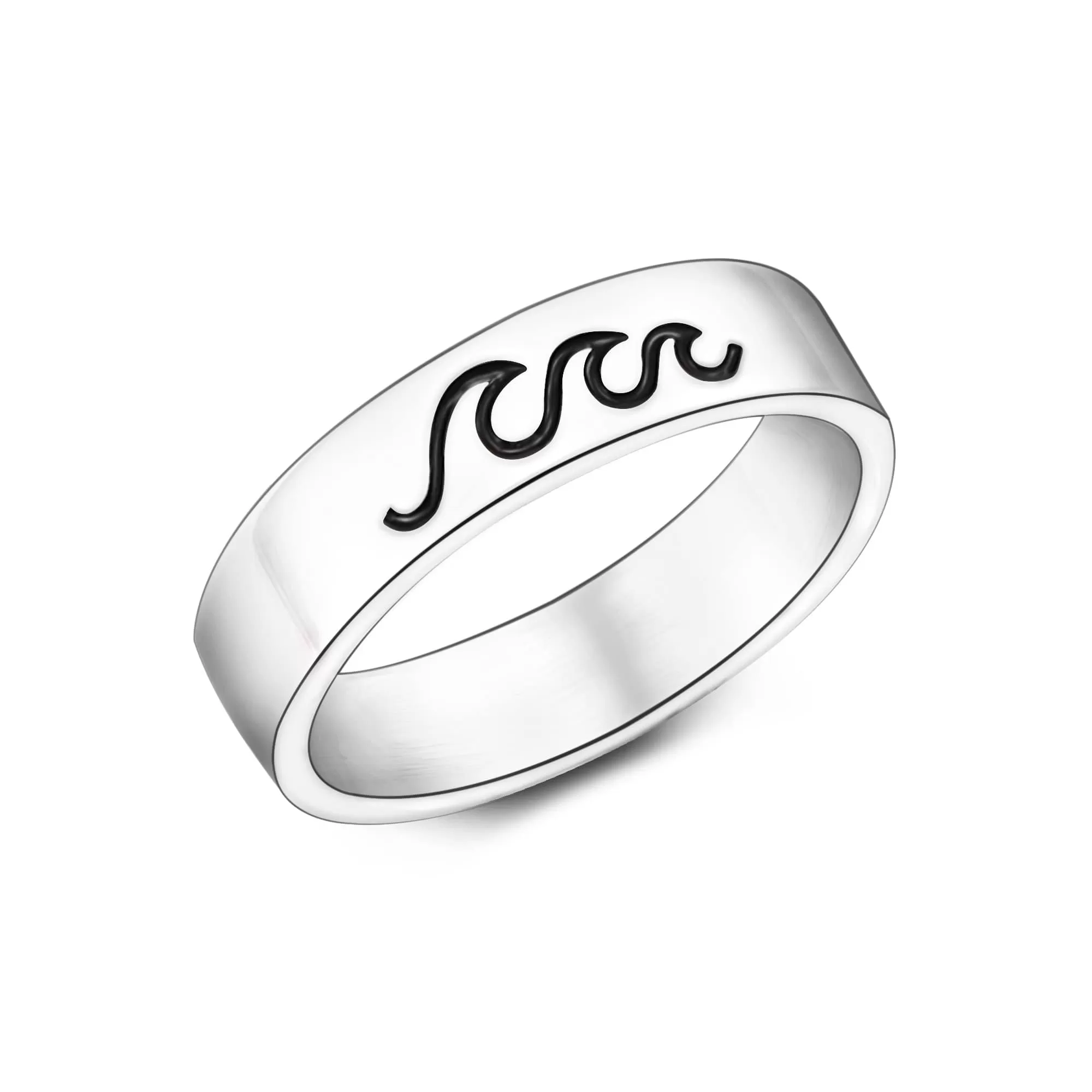 Summer Wave Sterling Silver Ring