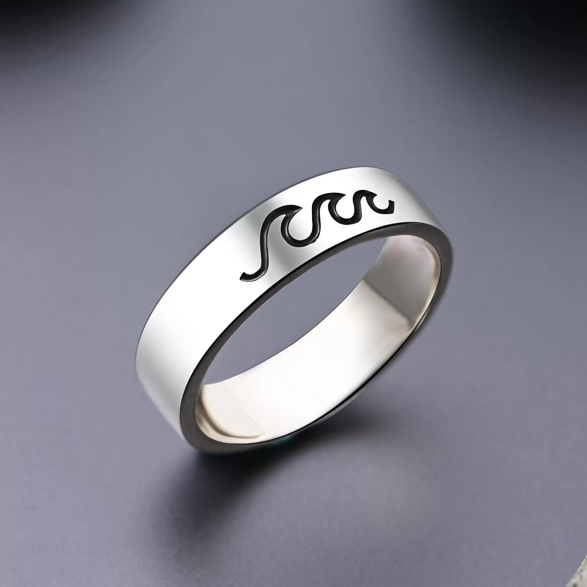 Summer Wave Sterling Silver Ring