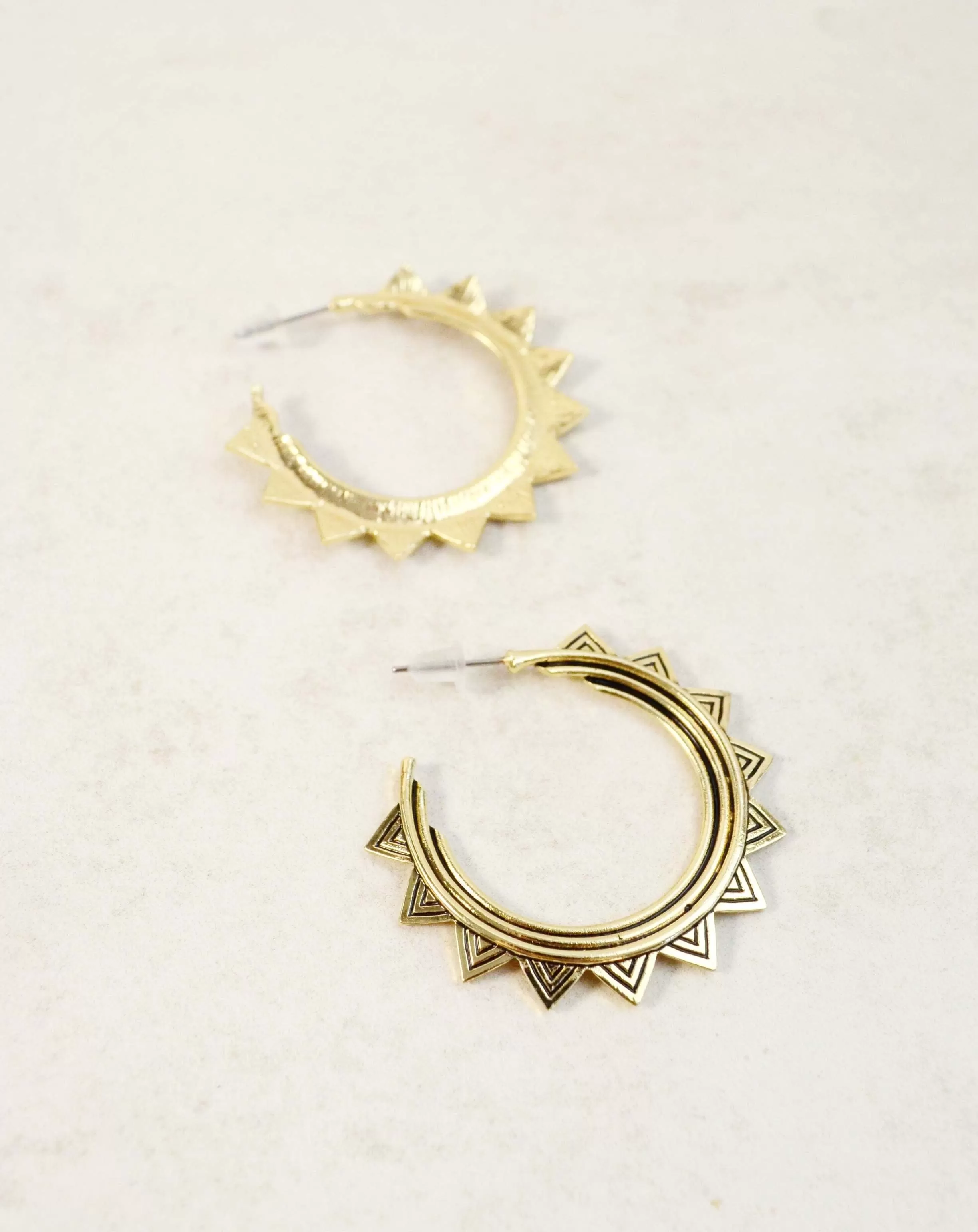 Sunny Day Gold Earrings