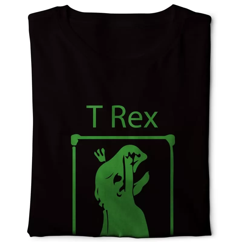 T-rex Hates Pull Ups - Digital Graphics Basic T-shirt black