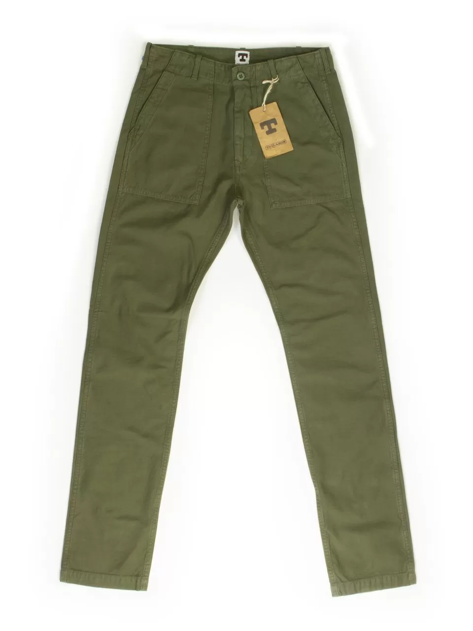 Tellason - Fatigue Pant Sateen Original Tapered Leg - Olive