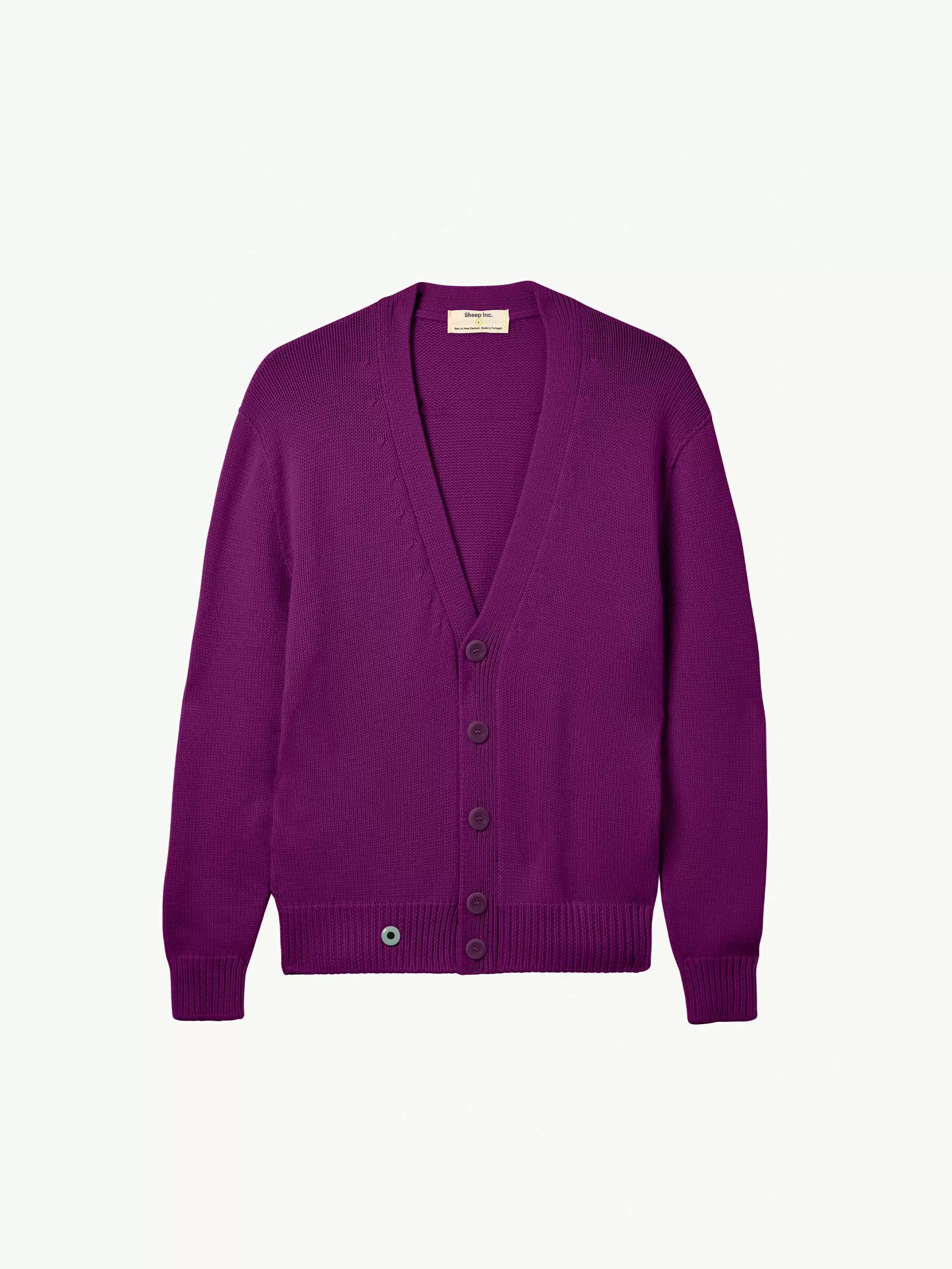 The Cardigan - Royal Purple