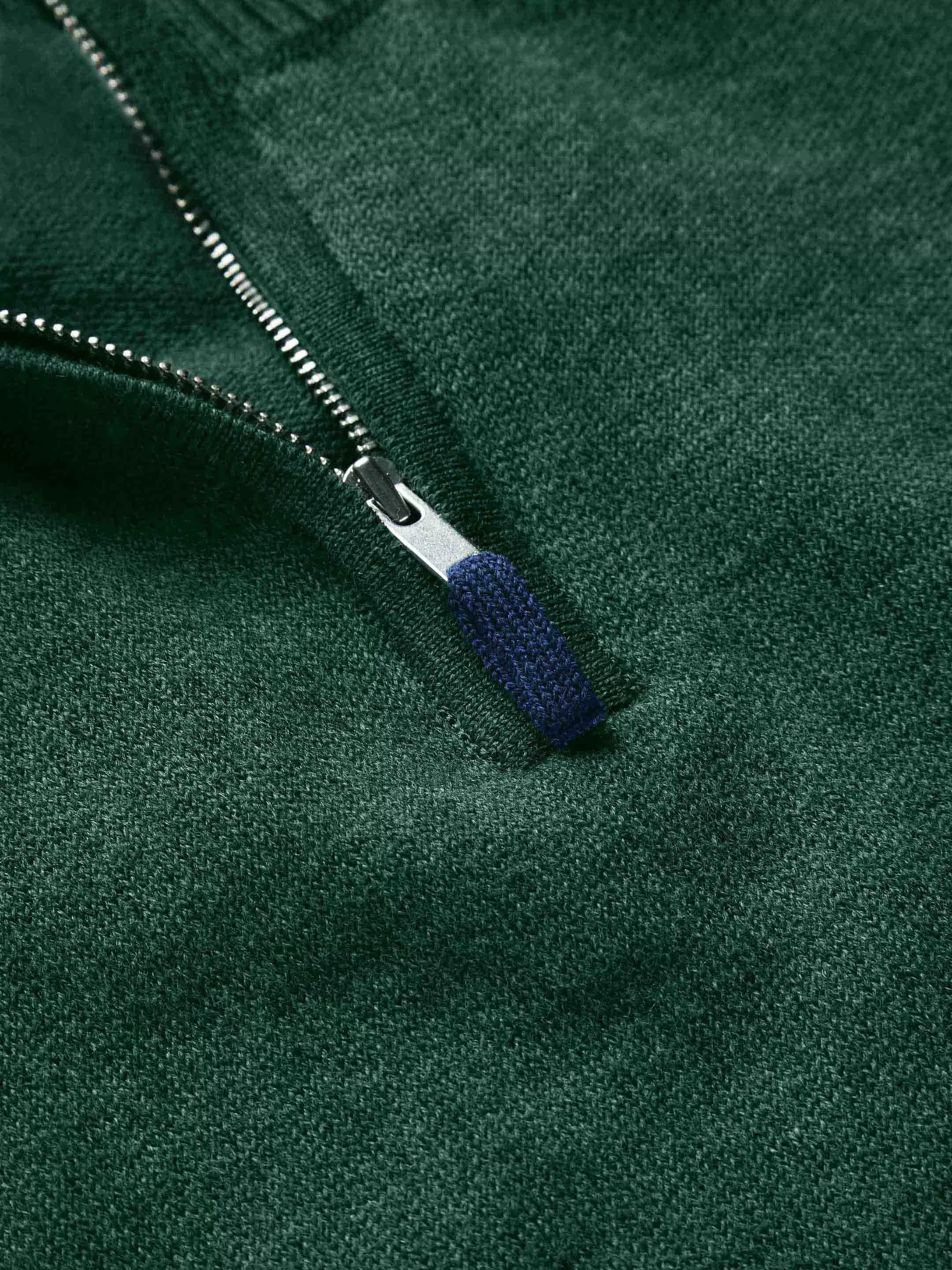 The Half Zip - Emerald Green