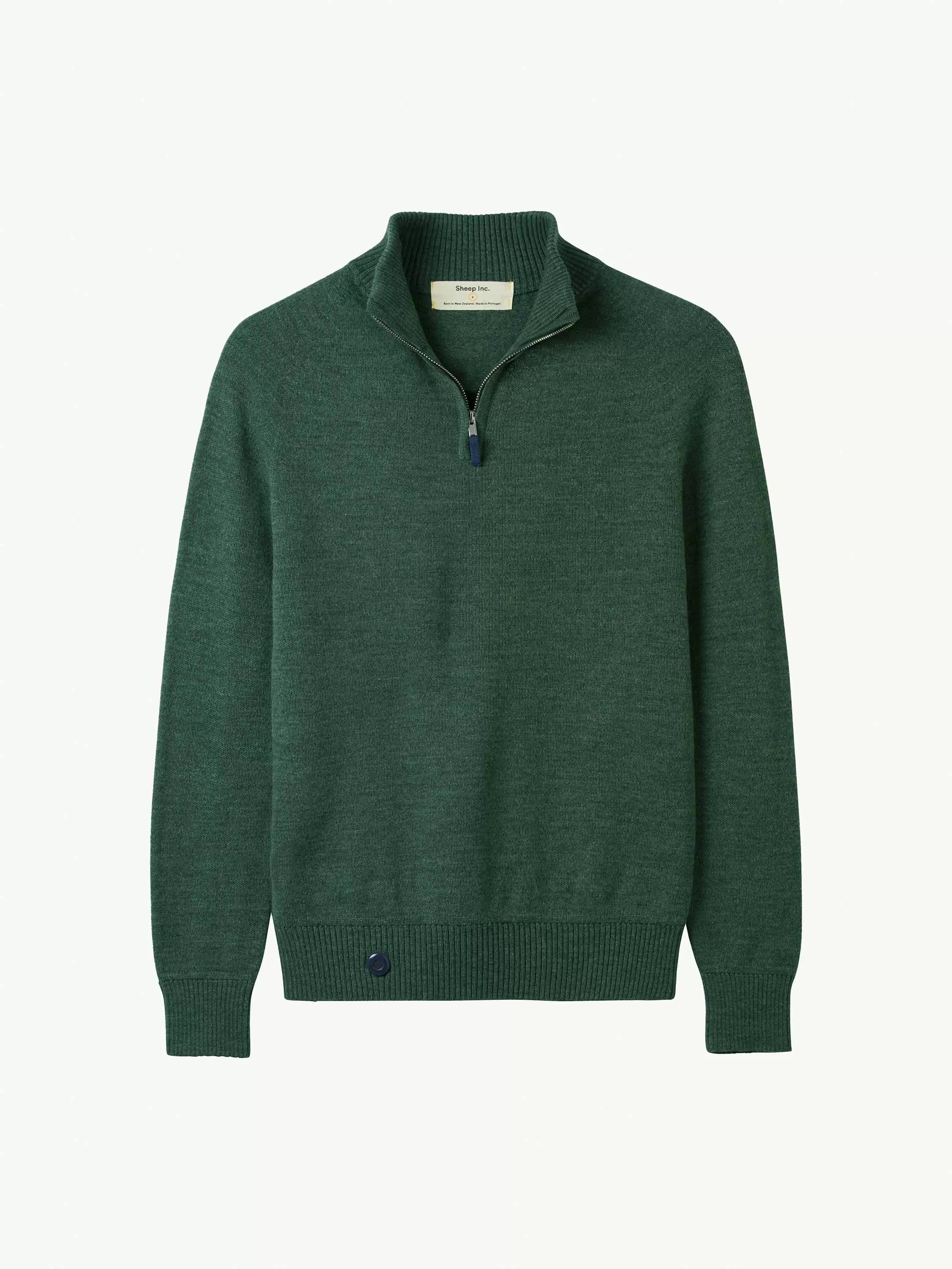 The Half Zip - Emerald Green