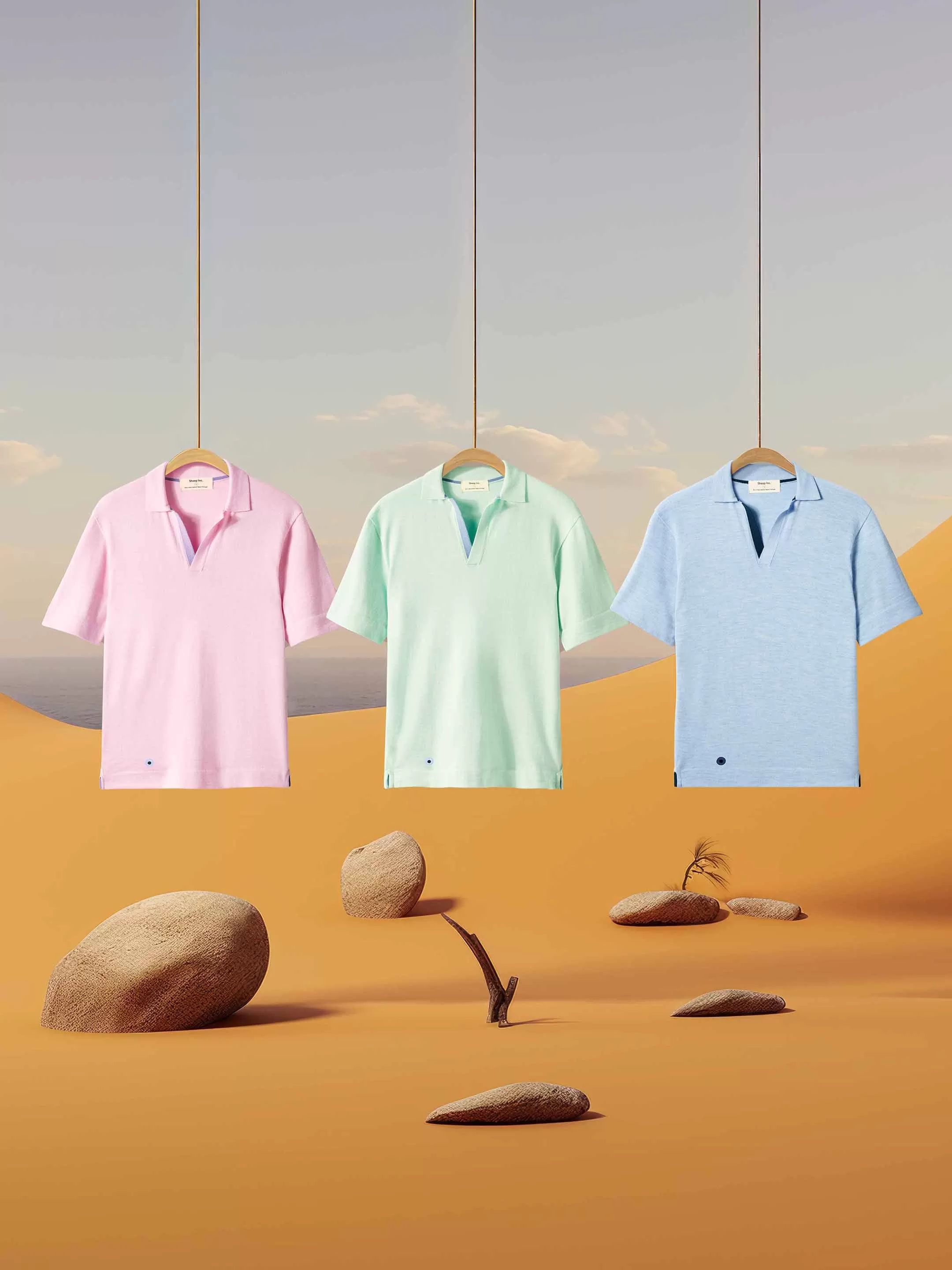 The Polo Shirt - Cloud Blue