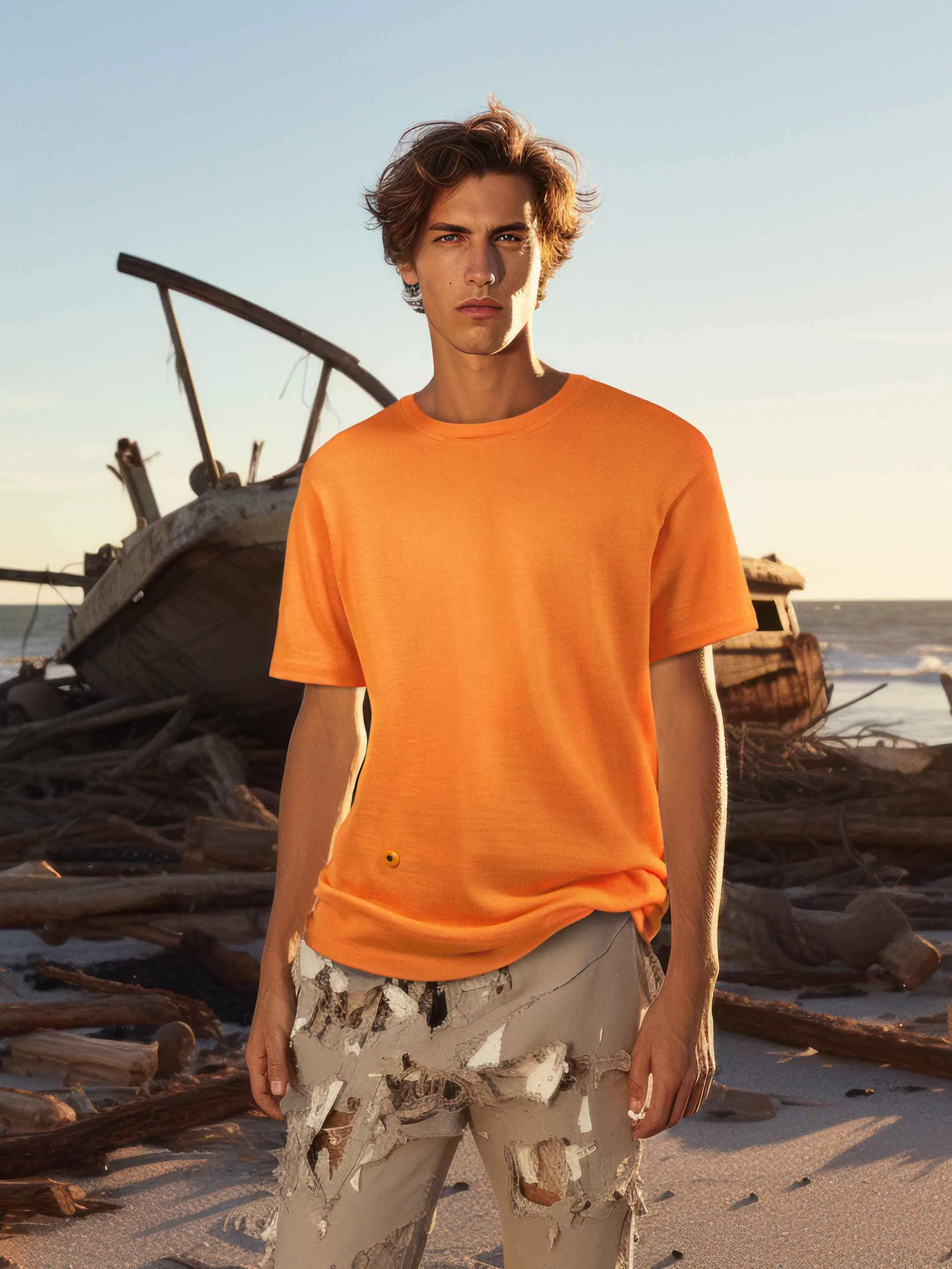 The T-Shirt - Persimmon Orange