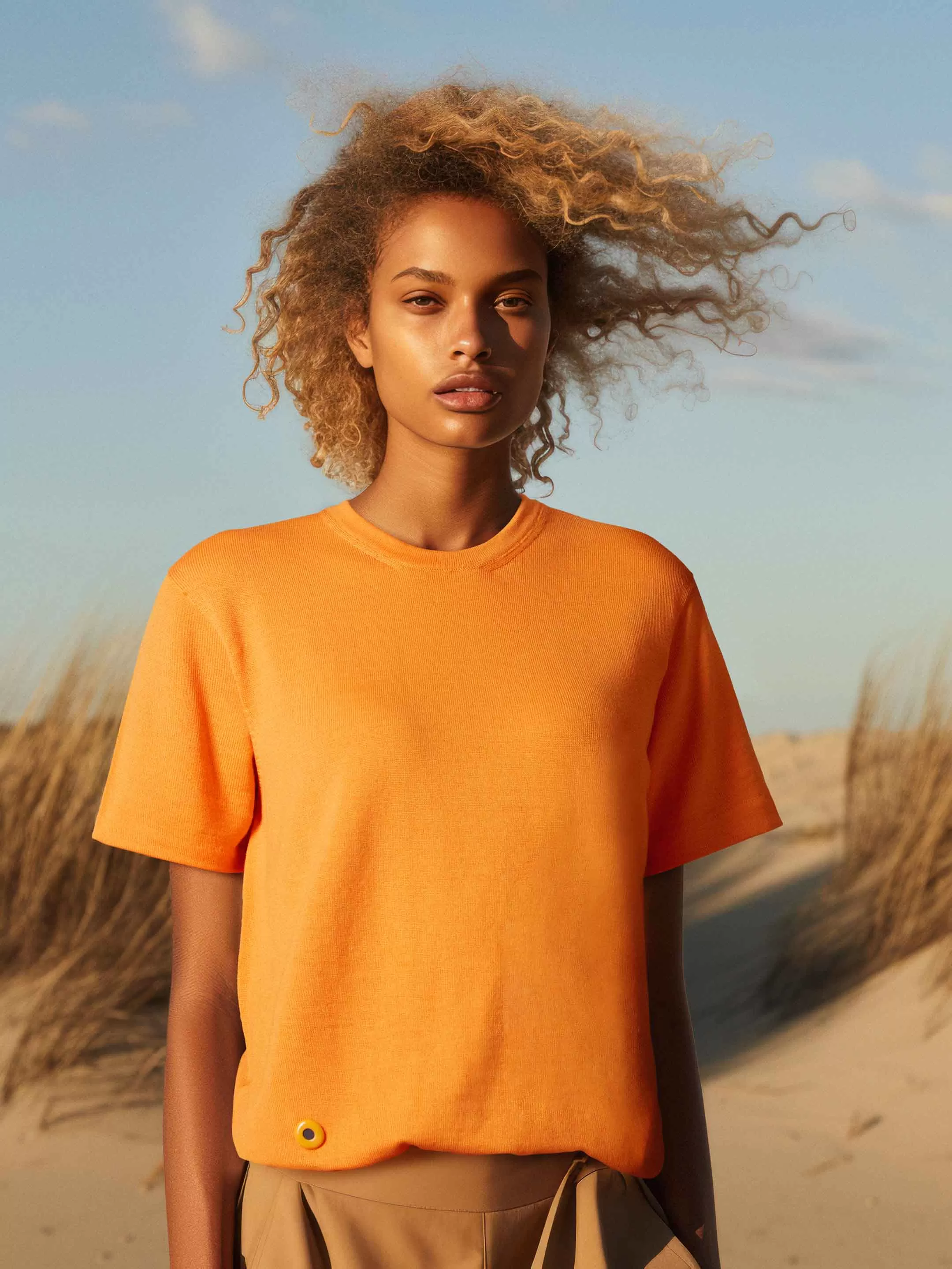 The T-Shirt - Persimmon Orange