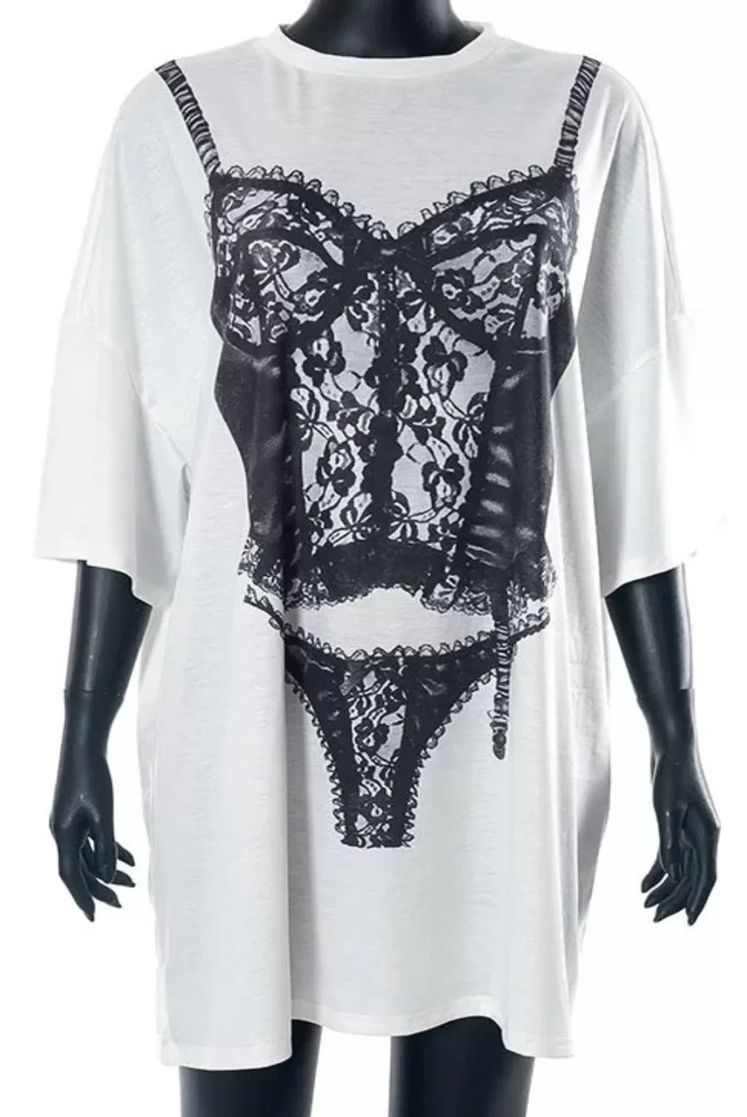 Tricou oversized ‘Lingerie’