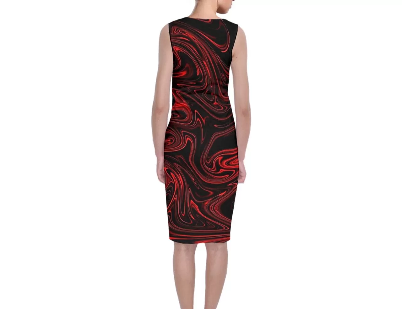 TRP Maze 01-01 Designer Classic Sleeveless Midi Dress