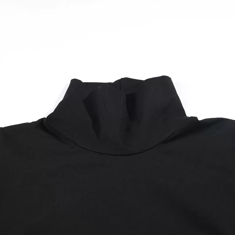 Tsyua Drawstring Turtleneck Sweatshirt