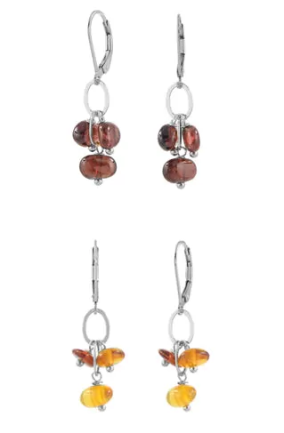 Tumbled Gemstone Earrings