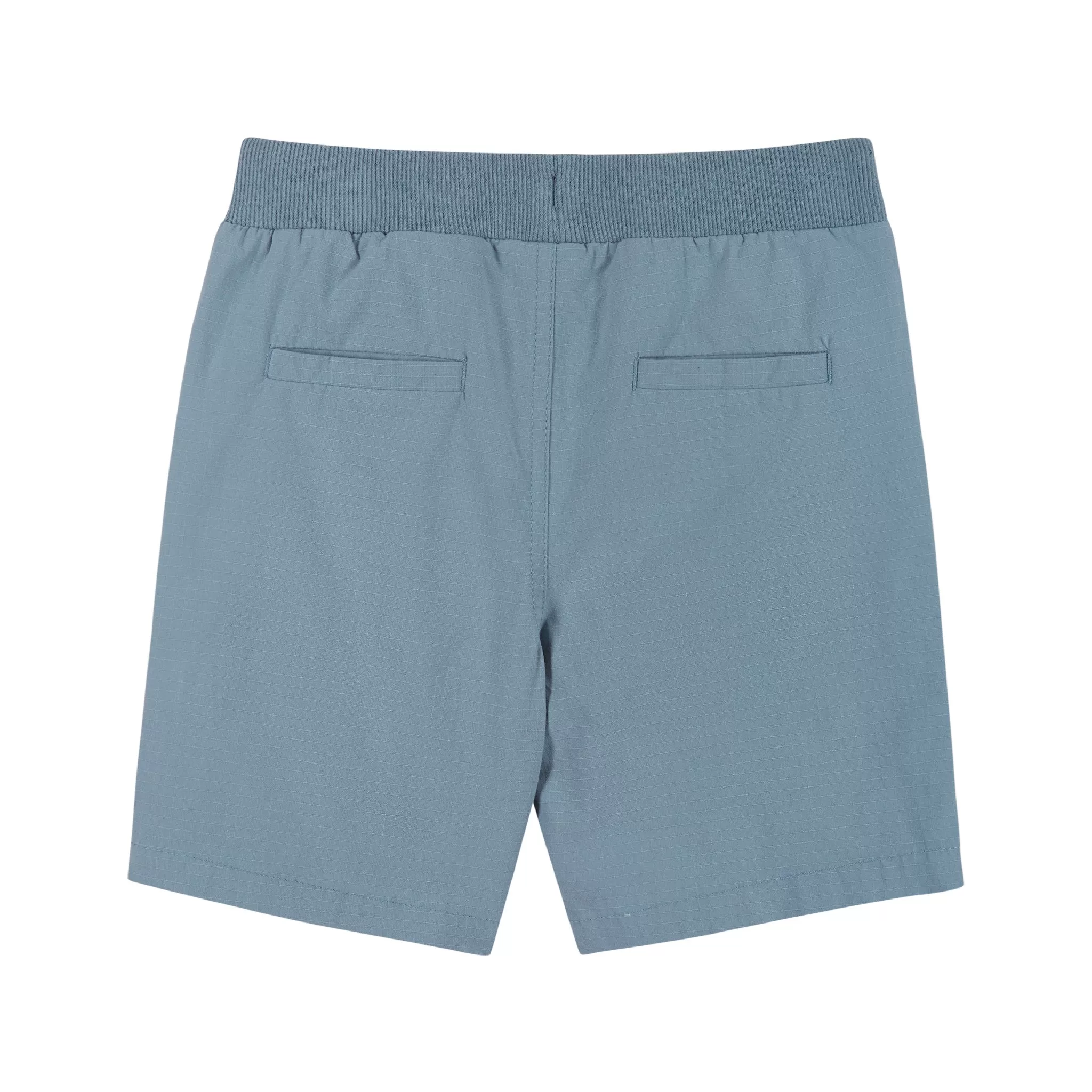 Twill Stretch Drawstring Short | Blue