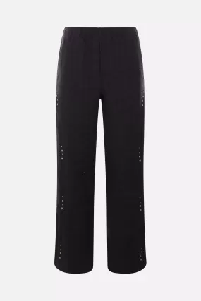 Wave jacquard pants