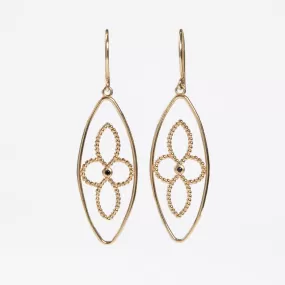 WD36 - Petal Flower Drop Earrings