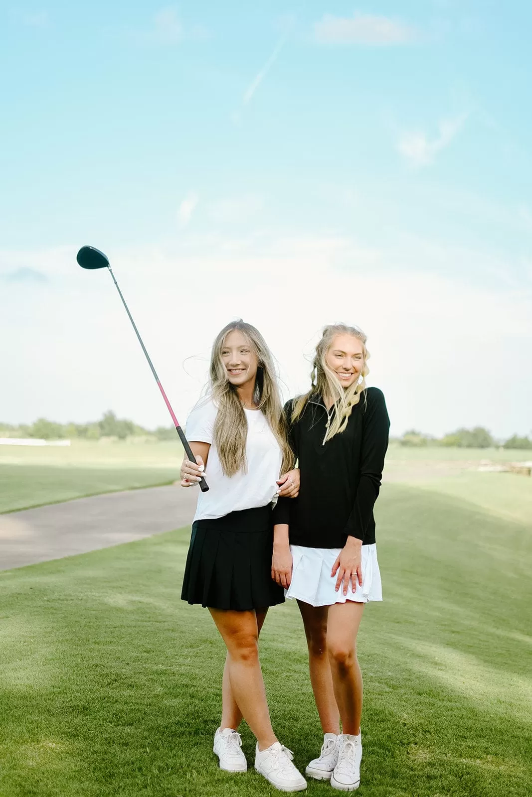 White Pleated Tennis Skort