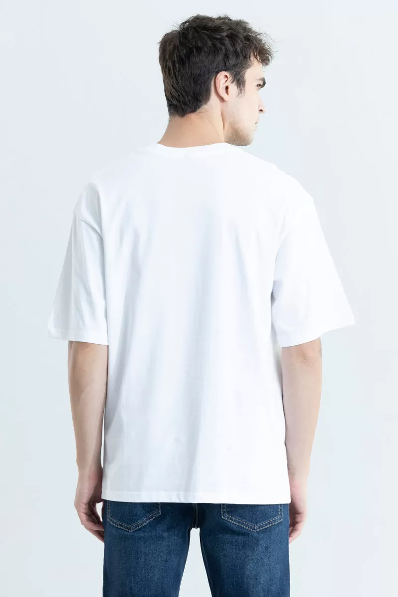 Wildness Parade White Oversized T-Shirt