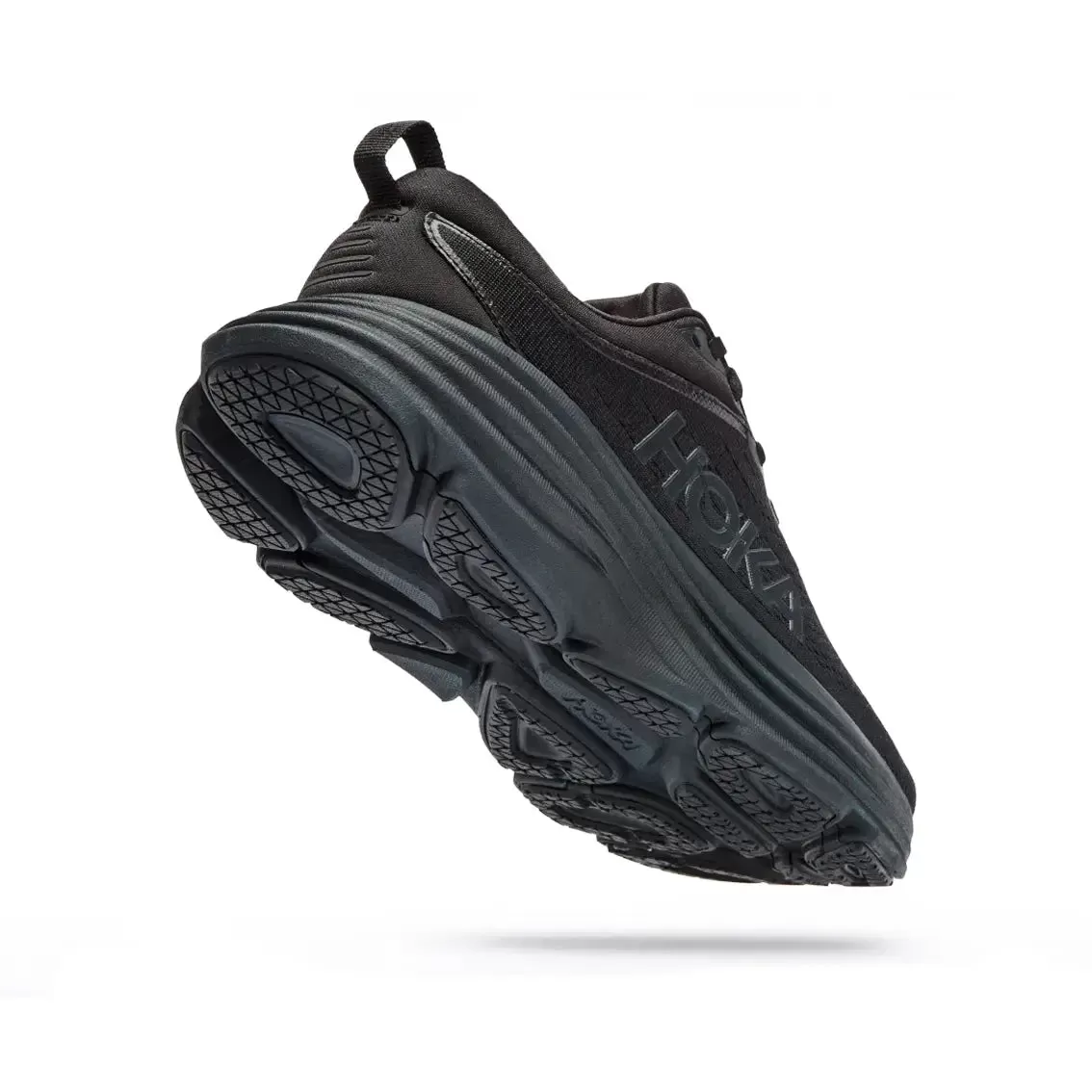 Womens Hoka Bondi 8 - Black / Black