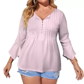 Women's Ruffled Petal Sleeve Top Women's ruffled petal sleeve top