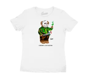 Womens Seattle 10 Shirt - Cheers Bear - White