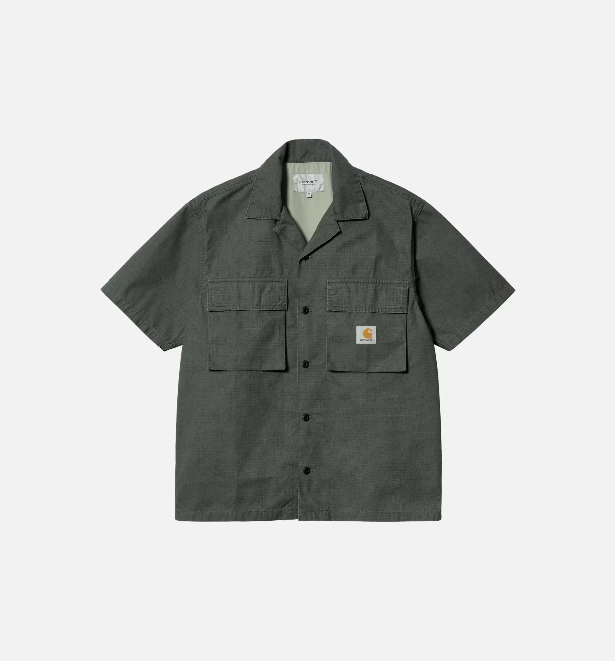 Wynton Mens Short Sleeve Shirt - Olive