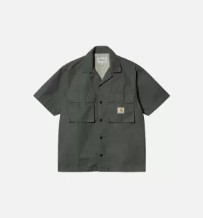 Wynton Mens Short Sleeve Shirt - Olive