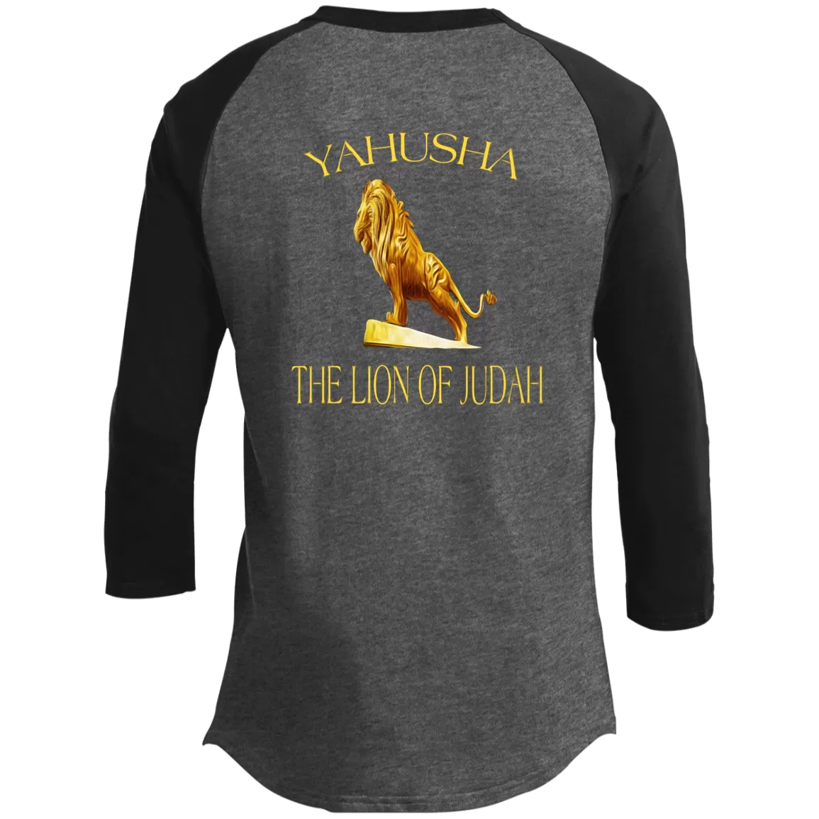 Yahusha-The Lion of Judah 01 Men's Designer 3/4 Raglan Sleeve T-shirt (5 Colors)