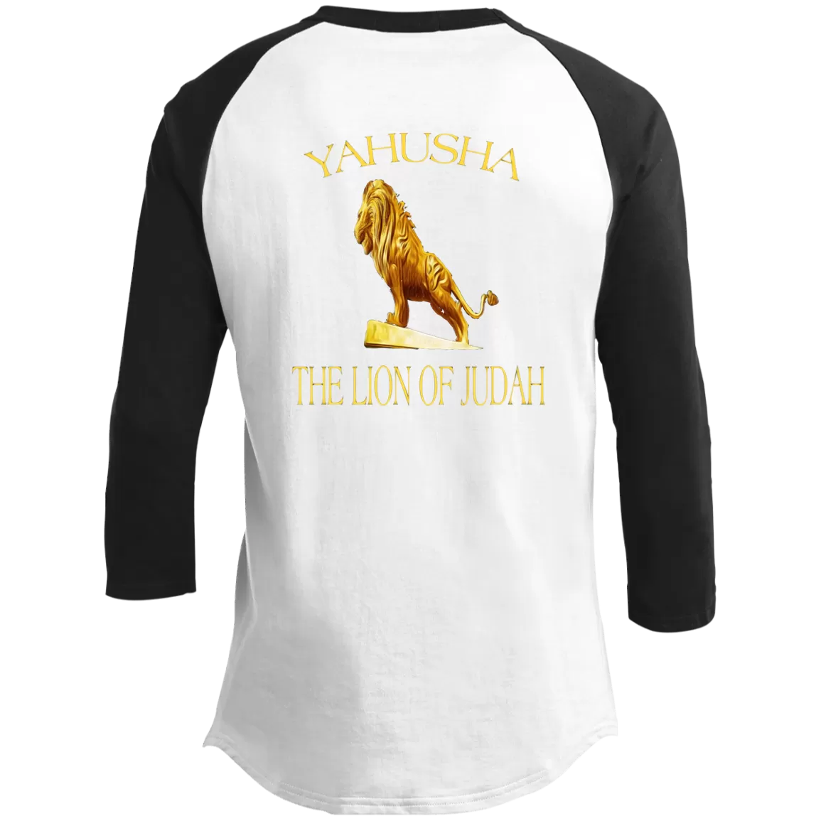 Yahusha-The Lion of Judah 01 Men's Designer 3/4 Raglan Sleeve T-shirt (5 Colors)