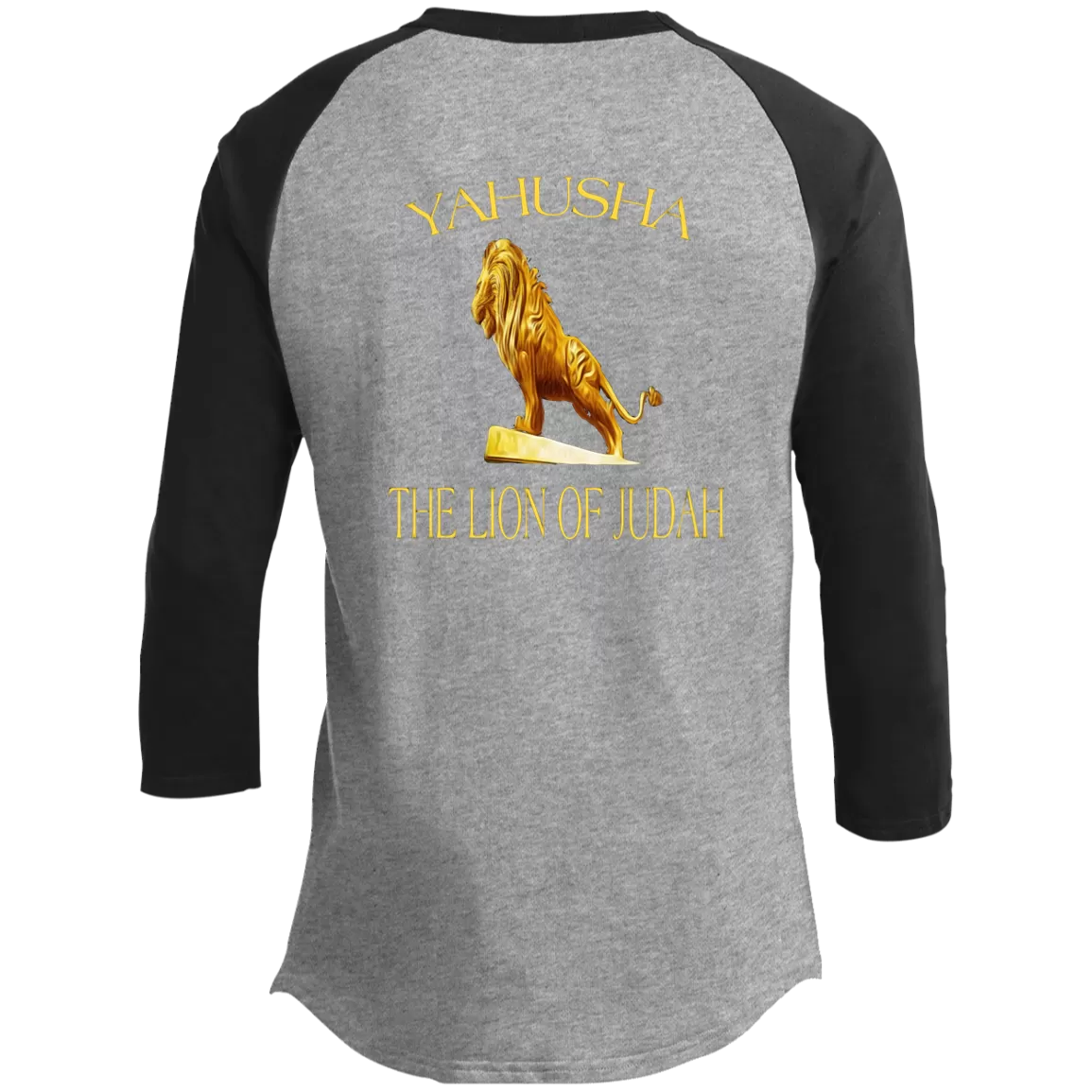 Yahusha-The Lion of Judah 01 Men's Designer 3/4 Raglan Sleeve T-shirt (5 Colors)