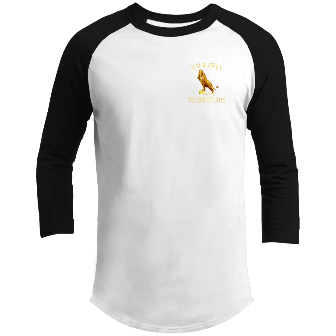 Yahusha-The Lion of Judah 01 Men's Designer 3/4 Raglan Sleeve T-shirt (5 Colors)